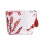 pochette Mare in Cotone 100% bianco-rosso stampa marina