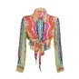 Top/Shirt with Knot  Multicolor One Size (100% Cotton)