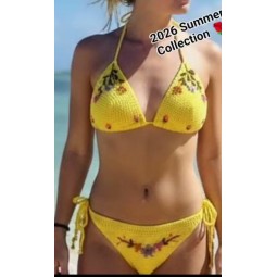 Crochet Bikini - Embroided